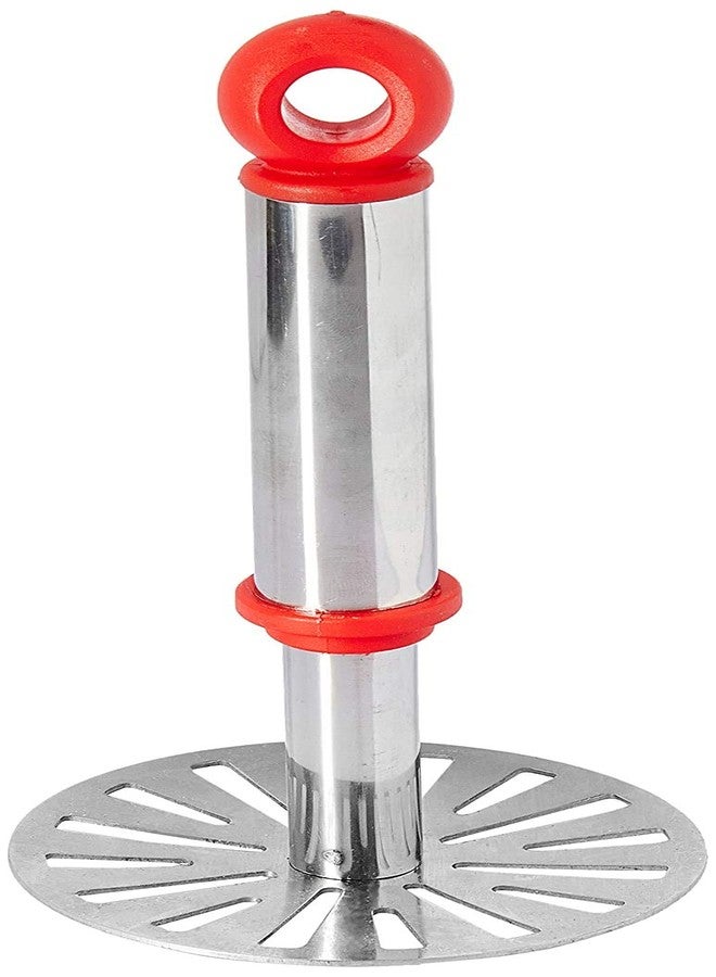 Kmils Stainless Steel Potato | Pav Bhaji Masher (Multi Colour) - Image 1